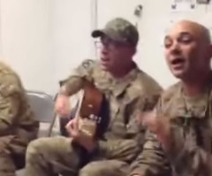 Deployed Father and Fellow Soldiers Perform Song They Wrote for Daughter Who's Missing Him (VIDEO)