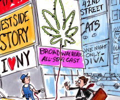 Times Square Pro-Pot Message in Legal Limbo