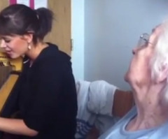 What She Does for Her Ailing Grandmother is So Beautiful, You'd Think She's an Angel - This Will Give You Chills (VIDEO)