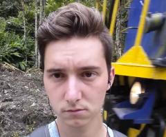 Teen Takes Selfie Dangerously Close to Speeding Train - Watch the Driver Teach Him a Lesson (VIDEO)