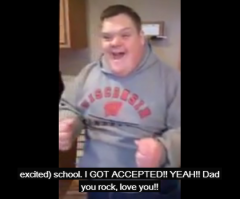 Boy With Down Syndrome Told He Would Never 'Walk, Talk, Do Anything' - See Pure Joy as He Opens College Acceptance Letter
