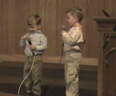 Two Young Toddlers Sing Cutest Version of 'Christ Arose' You've Ever Heard