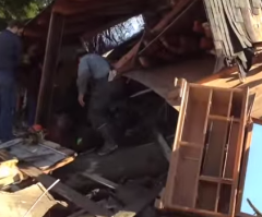 Family Receives Magnificent Surprise: See What They Found in Ruins of Mudslide That Destroyed Their Home!