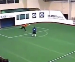 BAD IDEA: Soccer Goalie's Sneak Attack Hilariously Backfires (VIDEO)