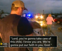 Man Rescues, Prays Over 4-Year-Old Girl After Deadly Tornado: 'We Put Our Faith in You, God' (VIDEO)