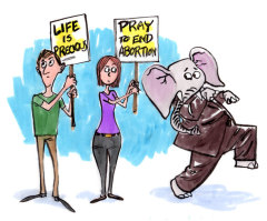 Are Republicans Sneaking Away From the Abortion Debate?