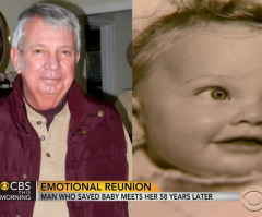 See the Emotional Reunion Between a Man and the Abandoned Baby He Rescued 58 Years Ago: 'Saved by the Hand of God' (VIDEO)