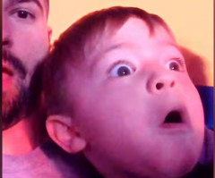 Watch This 2-Year-Old Go Adorably Nuts Over Seeing WWE Fireworks in Person for the First Time (VIDEO)