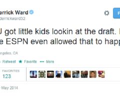 Derrick Ward Gets Death Threats for Saying Michael Sam Shouldn't Have Kissed Boyfriend on ESPN; Don Jones Fined for 'Horrible' Tweet
