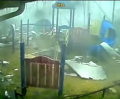 Church Security Camera Footage Shows What It's Like to Be in a Tornado (VIDEO)