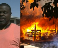 Man Says God Woke Him to Escape Burning House: 'I Strongly Believe He Saved Me' (VIDEO)