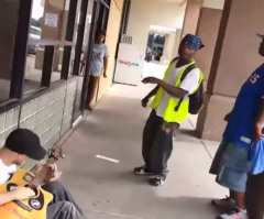 Songwriter Jesse Rya Was Playing in Front of a Grocery Store When Two Guys Walked Up - What They Did Will Amaze You (VIDEO)