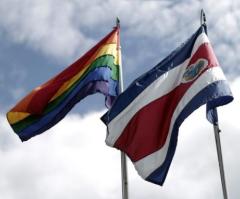 Gay Pride Flag Displayed at Costa Rica's Presidential Palace; Christians Speak Out in Opposition