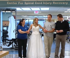 Watch the Amazing Story of How Love and Determination Helped This Paralyzed Bride Walk Down the Aisle (VIDEO)