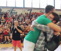 Watch a Navy Sailor's Heartwarming Surprise Reunion With His Brother in Front of the Whole School (VIDEO)