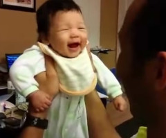This Baby's First LOL Will Probably Leave You Breathless From Laughter (VIDEO)