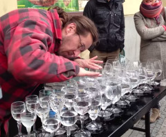 This Street Musician Playing 'Hallelujah' on Wine Glasses Will Blow Your Mind (VIDEO)