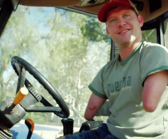 See the Inspiring Story of a Farmer Born With No Arms or Legs (VIDEO)