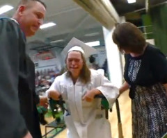 Quadriplegic Walks Across Stage at Graduation to Honor Her Late Father - See the Tearjerking Moment (VIDEO)