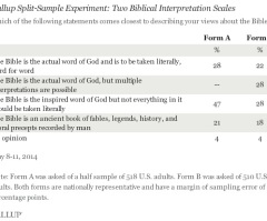 Less Than a Third of Americans Say Bible Is Actual Word of God, Should Be Taken Literally