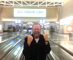 He Was Stuck Alone in the Airport Overnight - What He Did Will Have You Laughing Out Loud (VIDEO)