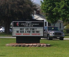 Let These 10 Hilarious Church Signs Brighten Your Day (PHOTOS)