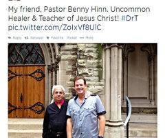 Evangelist Benny Hinn, Citing Financial Teacher Todd Coontz, Asks Supporters to Donate $1,000 in 'Higher Seed-Level Giving'