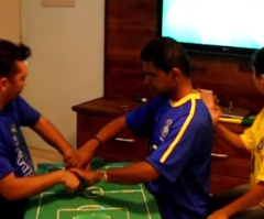 See the Beautifully Heartwarming Way a Deaf-Blind Brazil Fan Follows the World Cup (VIDEO)