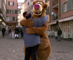 Would People Still Hug This Bear If They Knew Its Shocking Secret? (VIDEO)