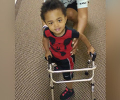 Doctors Recommended Abortion, But Kayden's Mom Had Him in Faith - Now Watch Him Take His First Steps! (VIDEO)