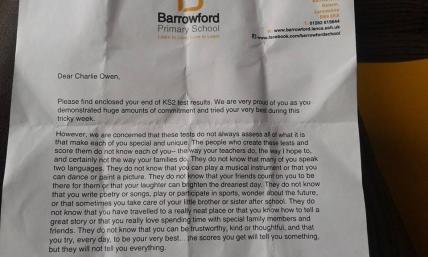 This School Really Gets It About Standardized Testing! See the Amazing Letter They Sent to Students