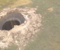 See the Mysterious Giant Hole at 'The End of the World' That Has Scientists Baffled