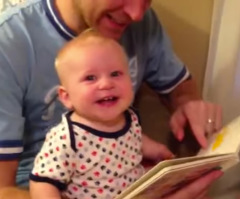 Adorable Baby and His Funny Book Will Leave You Breathless From Laughter