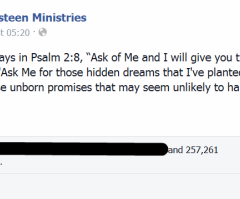 Is Psalm 2:8 About God's Promise to Christ, or About 'Your Hidden Dreams' and 'Unborn Promises?'