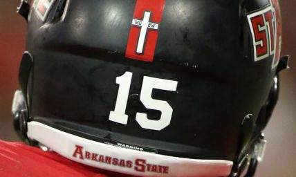Arkansas State University Removes Christian Cross From Football Helmets Honoring Deceased Students
