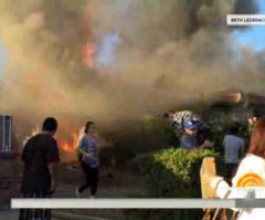 Unidentified Hero Saves Victim From Horrific House Fire – God Sent Down an Angel!