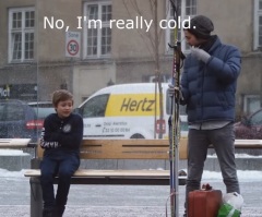 What Would You Do If You Saw A Freezing Child Sitting Alone?
