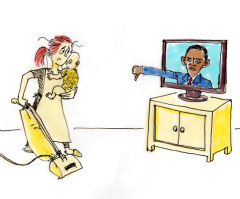 Is Obama Down on Stay-At-Home Moms?