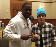Justin Bieber Attends Pittsburgh Steelers' Bible Study