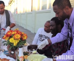 Homeless People Give Advice to Guys Feeding Them a Thanksgiving Meal – God Bless All Those in the Video!