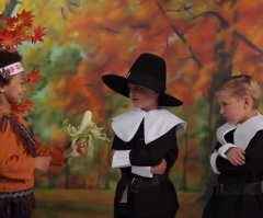 The Story of Thanksgiving Told by a Group of Children – With a Funny Twist!