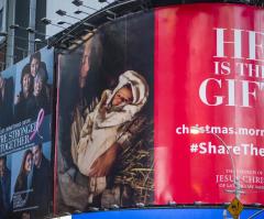 Mormon Church Christmas-Themed Ad Campaign 'He Is the Gift' Featured in NYC's Times Square