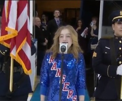 15-Y-O Cancer Survivor Wows Crowd at Madison Square Garden With Thrilling Rendition of the National Anthem