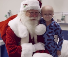 Santa Traded in His Sleigh to Fly Coach Around the World and Give Sick Kids Presents
