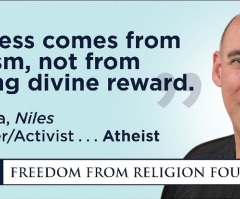 Atheist Group Erects 11 Billboards Across Chicago; Argues That Kindness 'Comes From Altruism,' Not From 'Seeking Divine Reward'