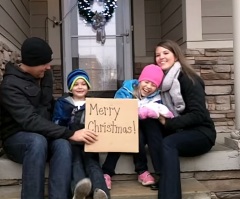 Christmas Surprise Works Out Perfectly for a Missionary Family Helping Others