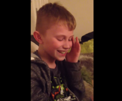 Little Boy is Overjoyed After Hearing The News That He Will Have a Brother