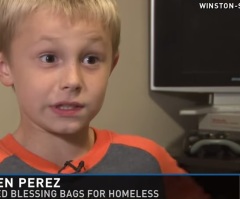 7-Year-Old Gives 'Blessing Bags' to the Homeless