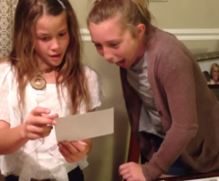 Watch How These Adorable Girls React to Their Mom's Good News