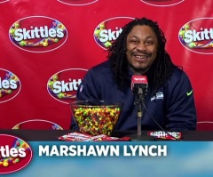 Seattle Seahawks' Marshawn Lynch Finally Speaks – Thanks to Skittles!